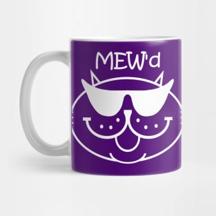 MEW'd - White Outline Mug